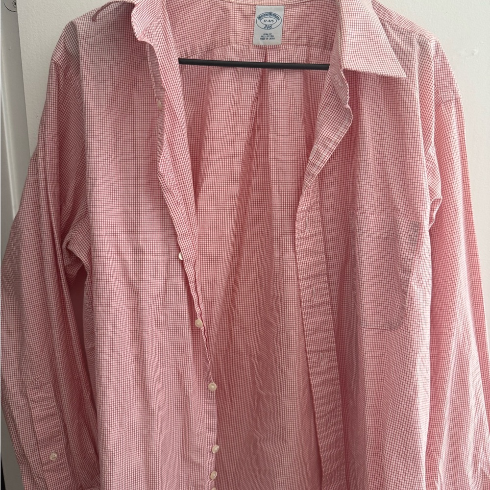 Brooks Brothers Red Dress Shirt 17 4/5